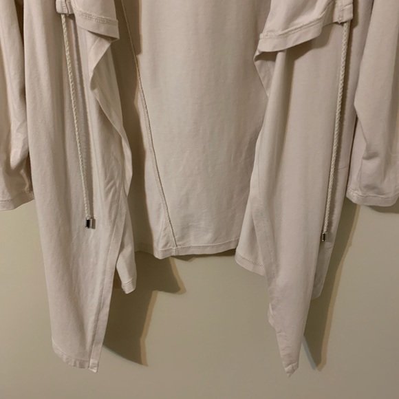 ZENERGY by Chico’s Knit Drape Front Open Jacket size 2 - Picture 3 of 16